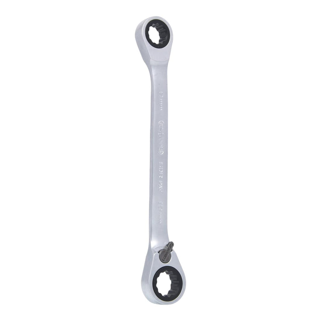 KS Tools 503.4572 GEARplus Doppel-Ratschenringschlüssel umschaltbar 8x10mm, Farbe, 8x10mm