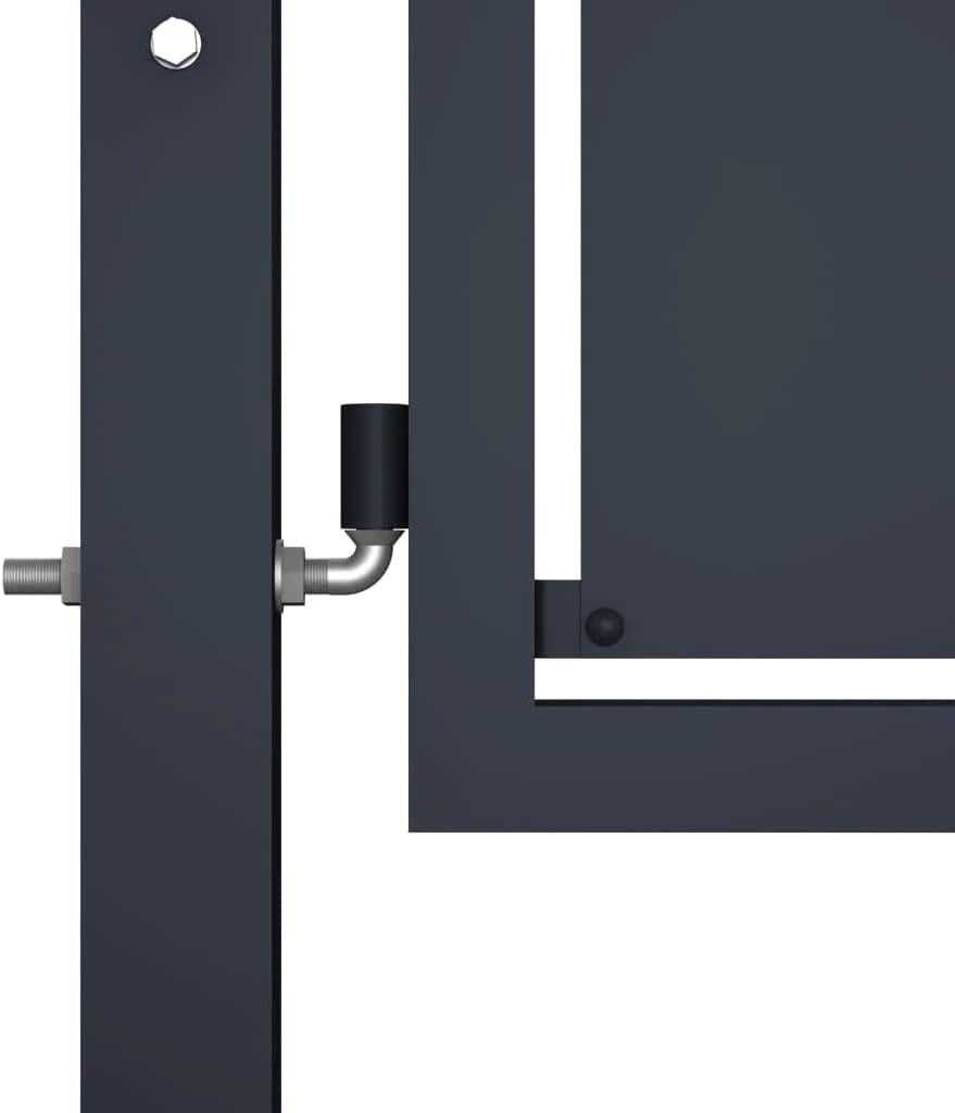 vidaXL Gartentor Gartentür Hoftor Hoftür Gartenpforte Zauntor Zauntür Einzeltor Tor Garten Zaun Pfor