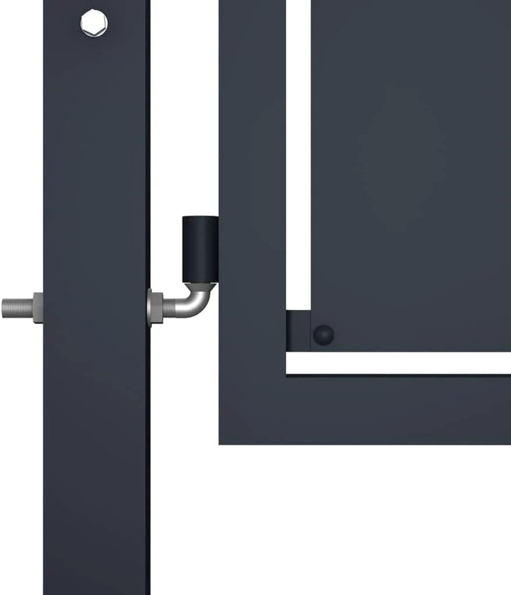 vidaXL Gartentor Gartentür Hoftor Hoftür Gartenpforte Zauntor Zauntür Einzeltor Tor Garten Zaun Pfor