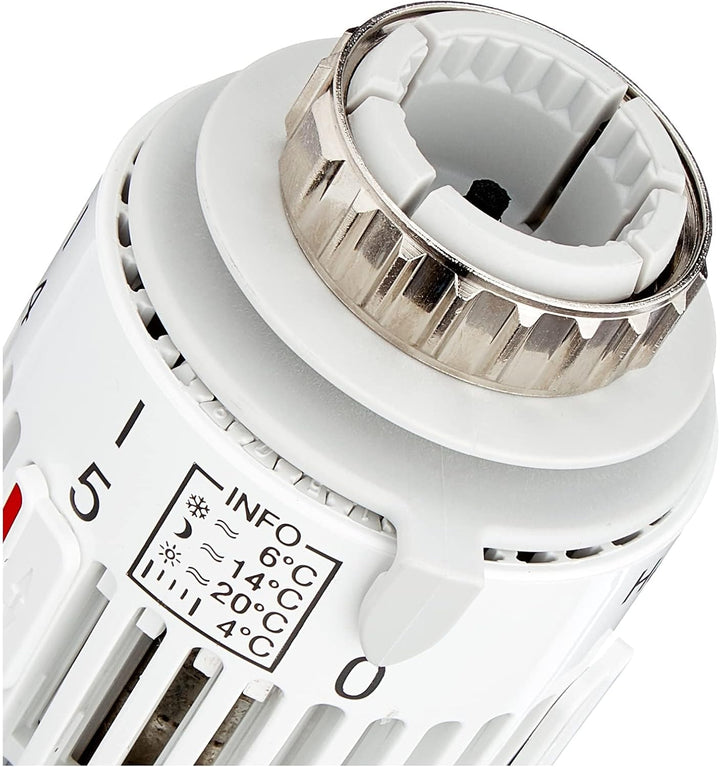 HEIMEIER HSK2N Thermostat-Kopf K weiss, mit Nullstellung, Single, Single
