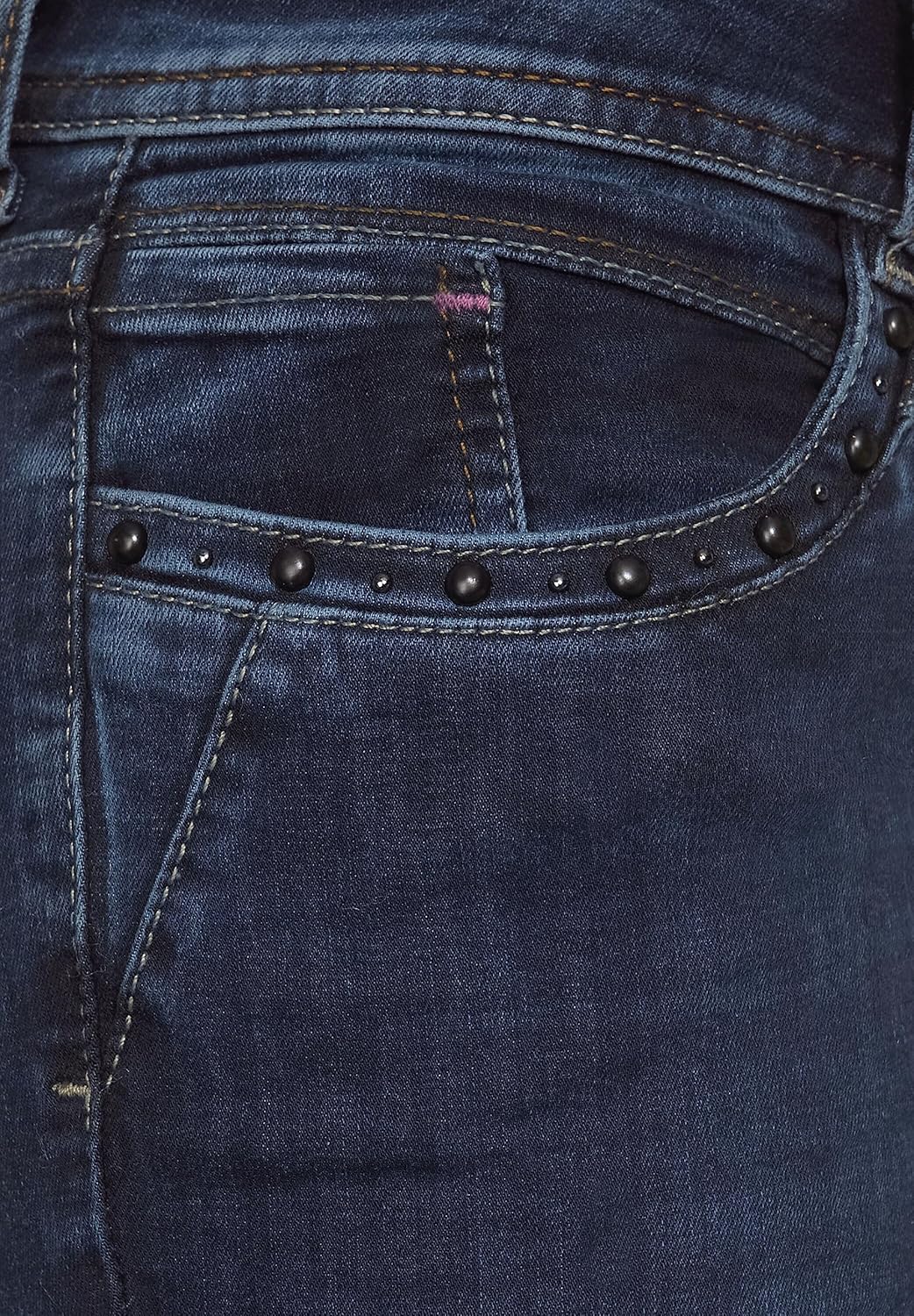 Street One Damen Jeanshose 26W / 32L Blue Black Random Wash, 26W / 32L Blue Black Random Wash