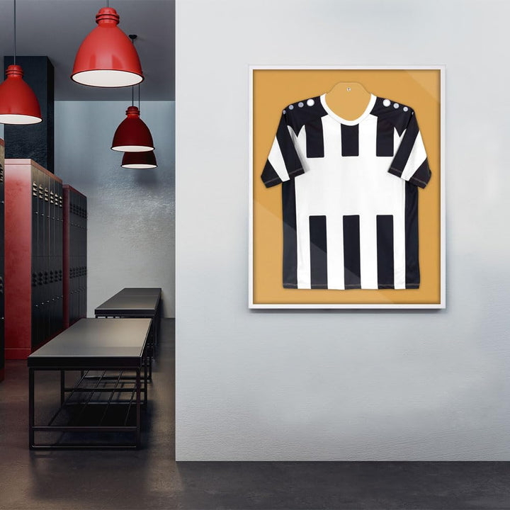 Bildershop-24 Objektrahmen Trikotrahmen Vario inkl. Bügel und Passepartout 80x100cm Weiss (lackiert)