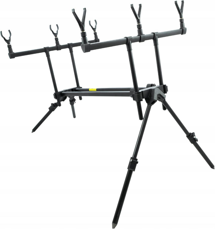A&amp;N Rod Pod – Karpfen Rutenständer für 3 Ruten, verstellbar 60–115 cm, stabiler Rutenständer mit Tra