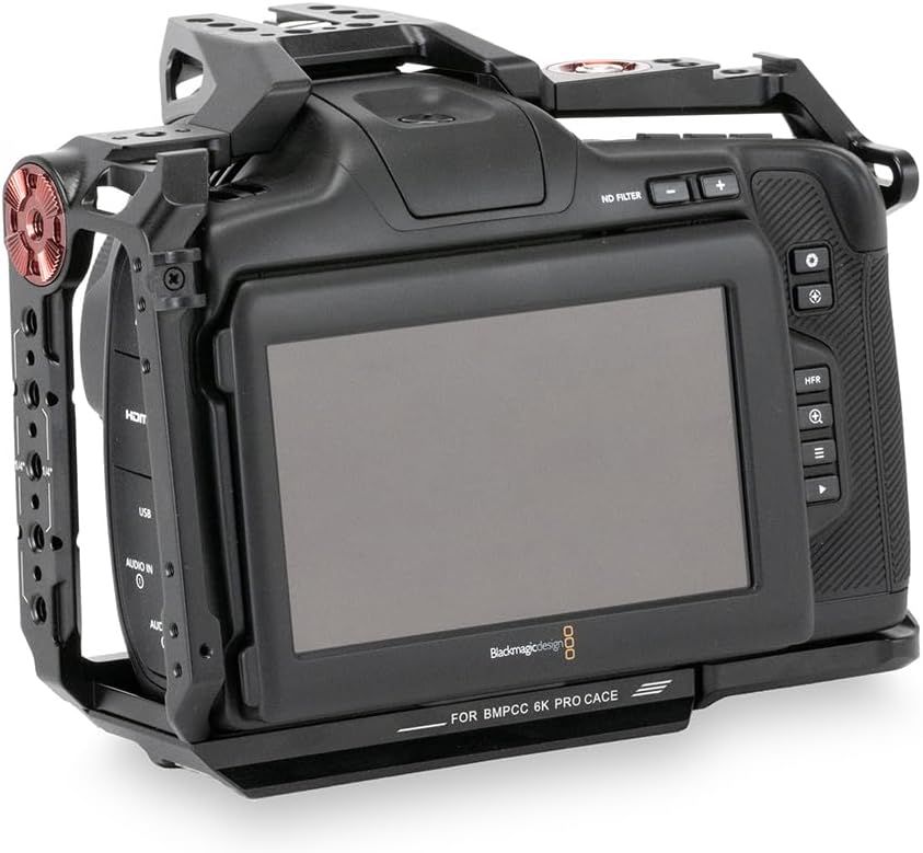 Tilta Vollkamera-Käfig kompatibel mit BMPCC 6K Pro - Schwarz TA-T11-FCC-B, Schwarz