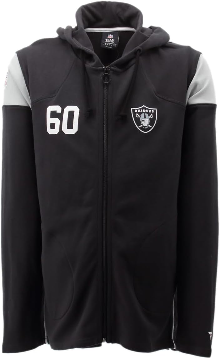 Iconic Franchise Full Zip NFL Hoodie - Oakland Raiders - S