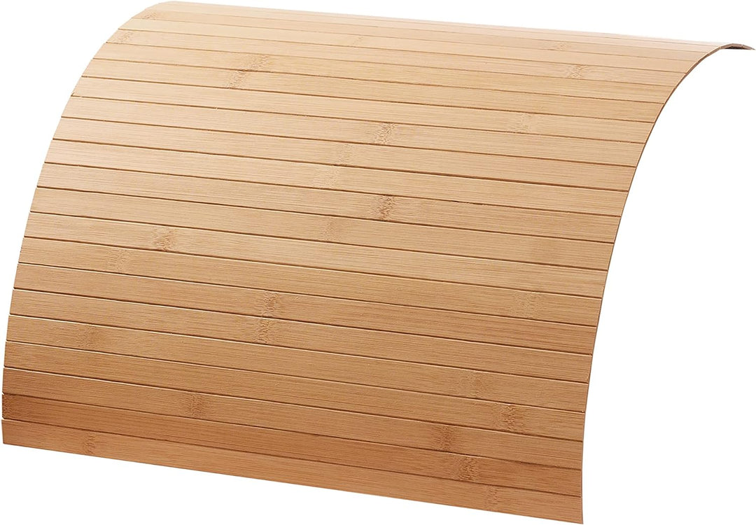 DE-COmmerce® Couchablage aus Bambus Nature 60 x 80 cm, Sofatablett, Couchtablett, Armlehne, Getränke