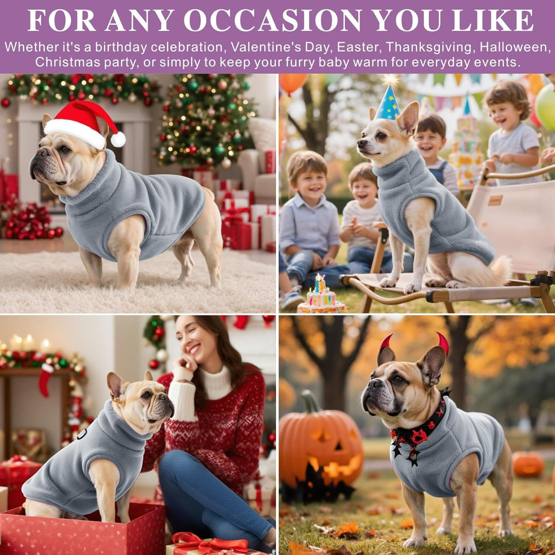 Oslueidy Hundemantel Fleece Hunde Jacken Hund warme Mäntel Winter Haustier Kleidung Hoodies Pullover