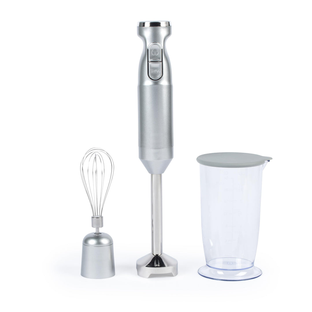 Salter Aspen Blend & Whisk Pro, 2-in-1 Stabmixer, Handrührgerät mit Zerkleinerer, Edelstahlklinge, v