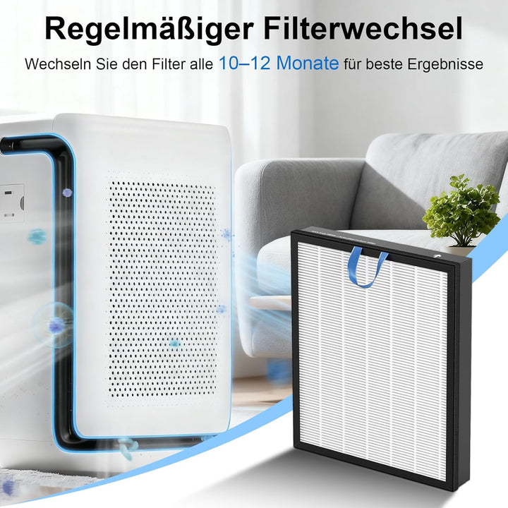 Vital 200S Ersatzfilter kompatibel mit LEVOIT Vital 200S Luftreiniger, H13 HEPA Filter mit Aktivkohl