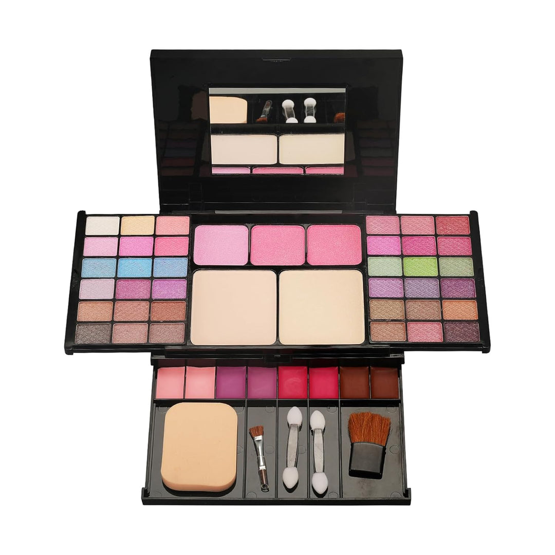VolksRose Multifunktionale Make-up-Palette Set: 36 Lidschatten,3 verlaufende Rouge-Töne,8 Lippenstif