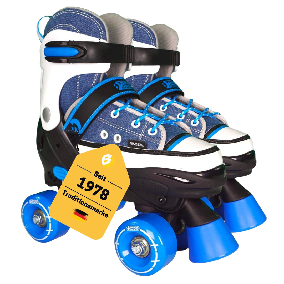 Best Sporting Rollschuhe Kinder I Rollschuhe grössenverstellbar I robuste Inliner für Kinder mit Bre