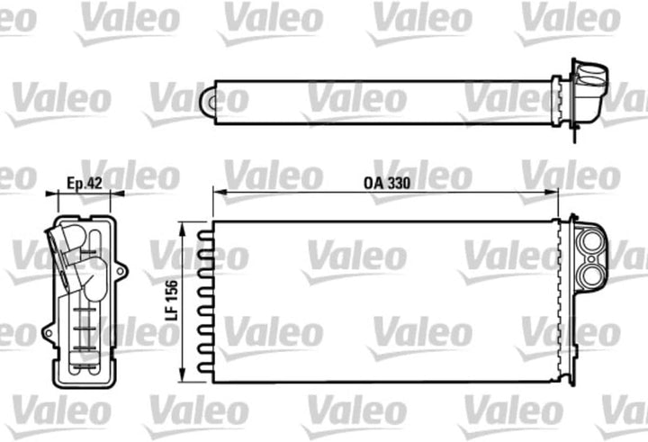 Valeo 812128 Wärmetauscher, Innenraumheizung