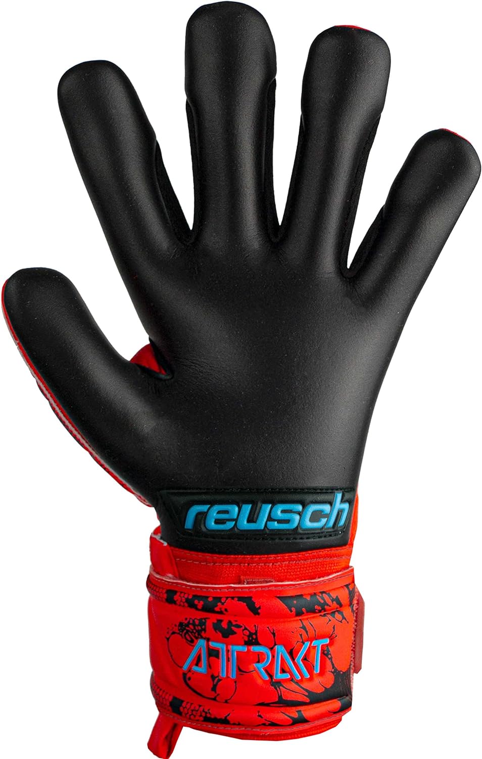Reusch Unisex Jugend Torwarthandschuhe Attrakt Evolution Finger Support Junior mit Gutem Grip und In
