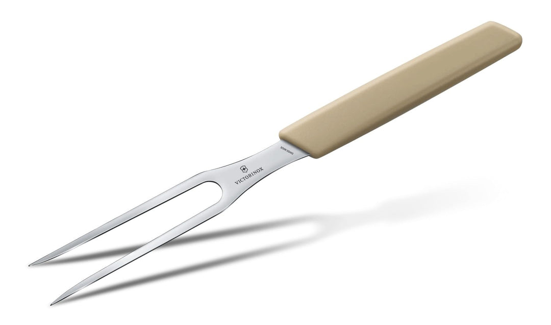 Victorinox Swiss Modern, Profi Tranchiergabel, Extra Scharfe Klinge, 15 cm, Robuster Kunststoffgriff