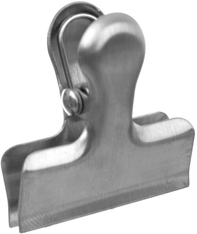 ORION GROUP | 4 cm, 3 Stück | Metall Clips Tüten Tütenclips Verschlussklammern Lebensmittel Edelstah
