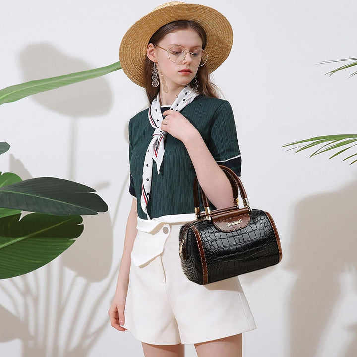 NICOLE &amp; DORIS Handtasche Damen Designer Umhängetasche Mode Schultertaschen PU Leder Satchel Handtas