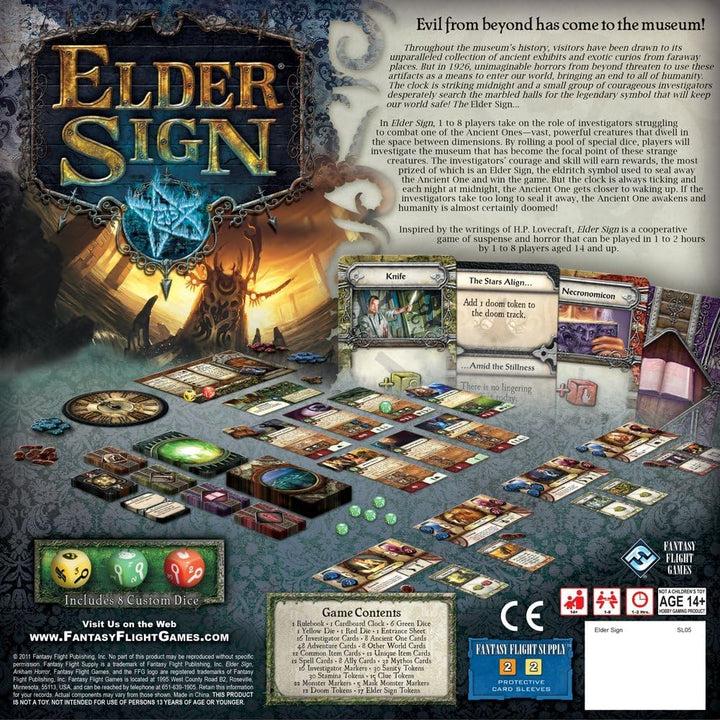 Unbekannt FFGSL05 The Call of Cthulhu Arkham Horror Card Game, Mehrfarbig Älteres Zeichen, Älteres Z