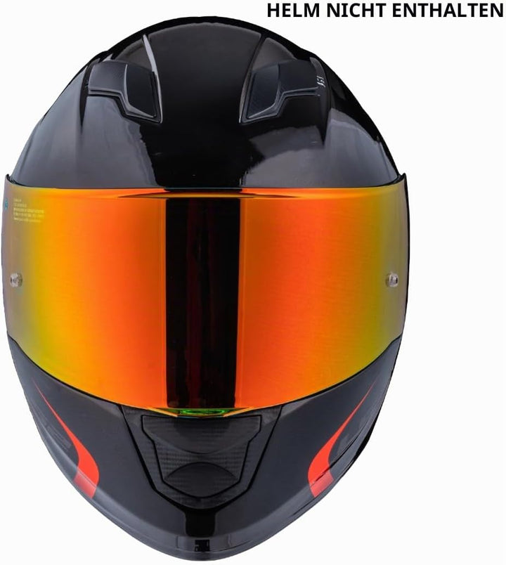 JQF Gear Helmvisier,Motorradhelm Visier für FF800/FF353/FF328,Motorrad Windschutz Helm Objektiv Visi