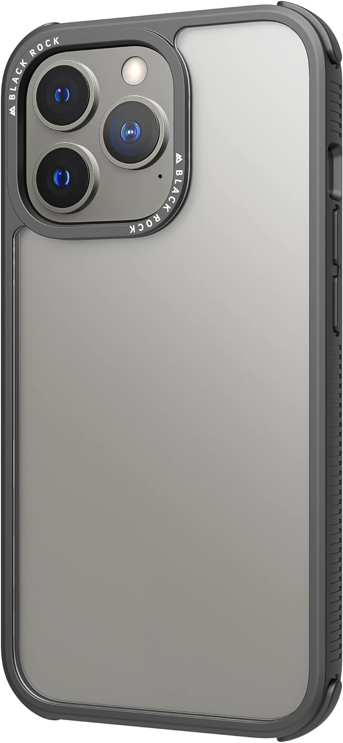Black Rock - Hülle Robust Transparent Case Passend für Apple iPhone 13 Pro I Handyhülle Transparent,