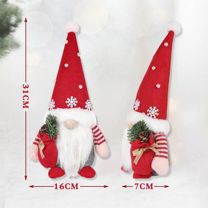Weihnachtswichtel, 2 Stücke Weihnachten Deko Wichtel Weihnachtsmann, Weihnachtsdeko Plüsch Wichtel f
