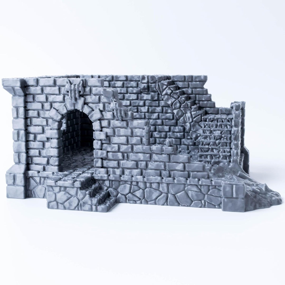 Ulvheim Ruins Series: Stone Ruined Outpost - Authentische Mittelalter- & Fantasielandschaft für 28/3