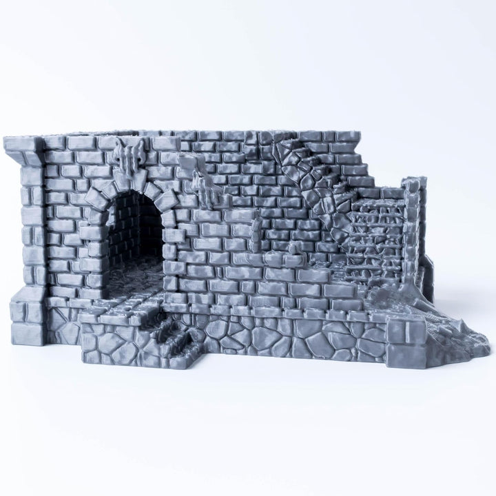 Ulvheim Ruins Series: Stone Ruined Outpost - Authentische Mittelalter- & Fantasielandschaft für 28/3