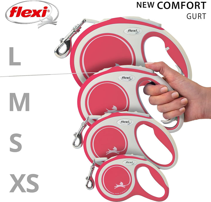 flexi Rollleine New Comfort - rot- L - 8 m, 4000498043806, rot, small Single, Single