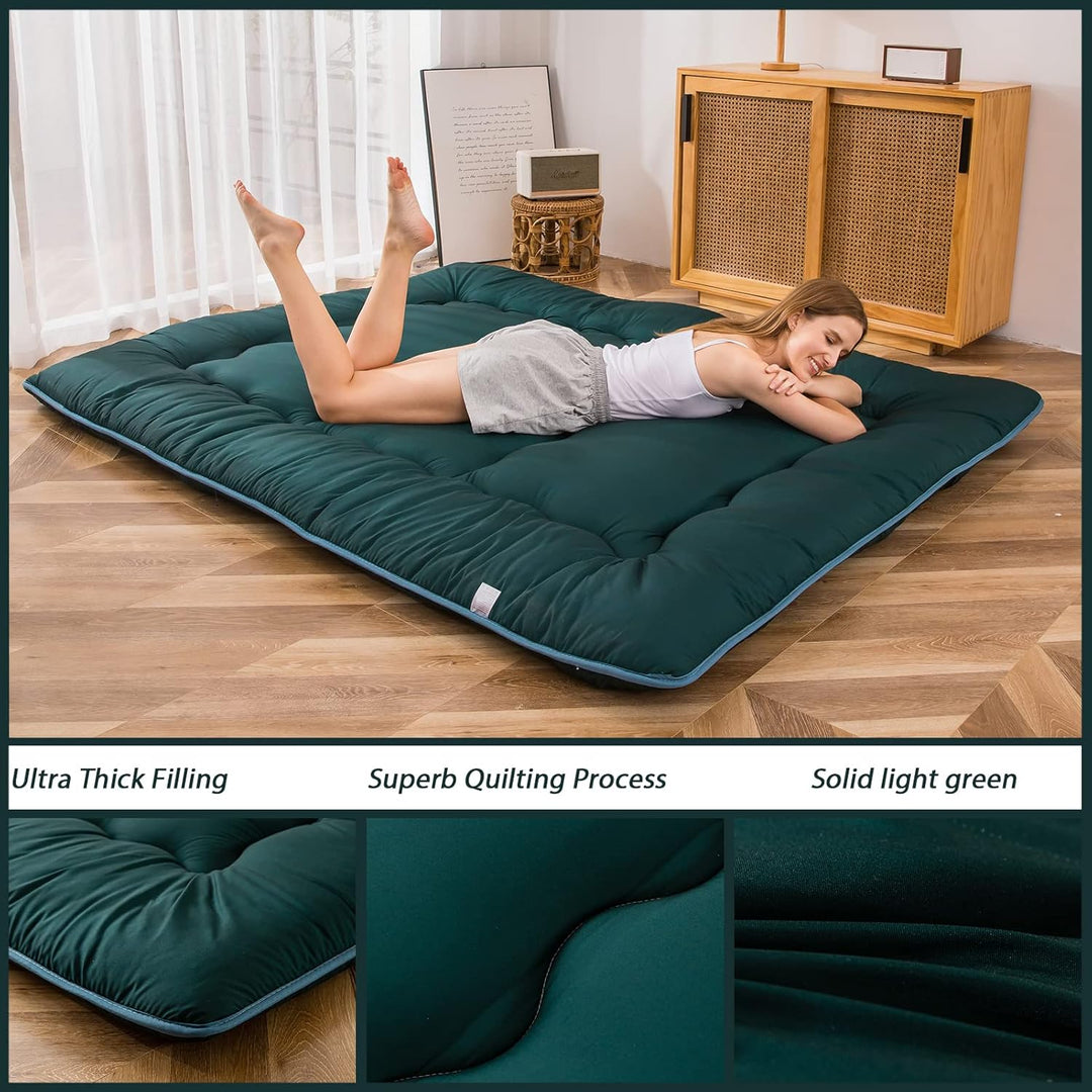 MAXYOYO Klappmatratze Futon Matratze Bodenmatratze Gepolsterte Japanische Tatami Gesteppte Bett, Dic