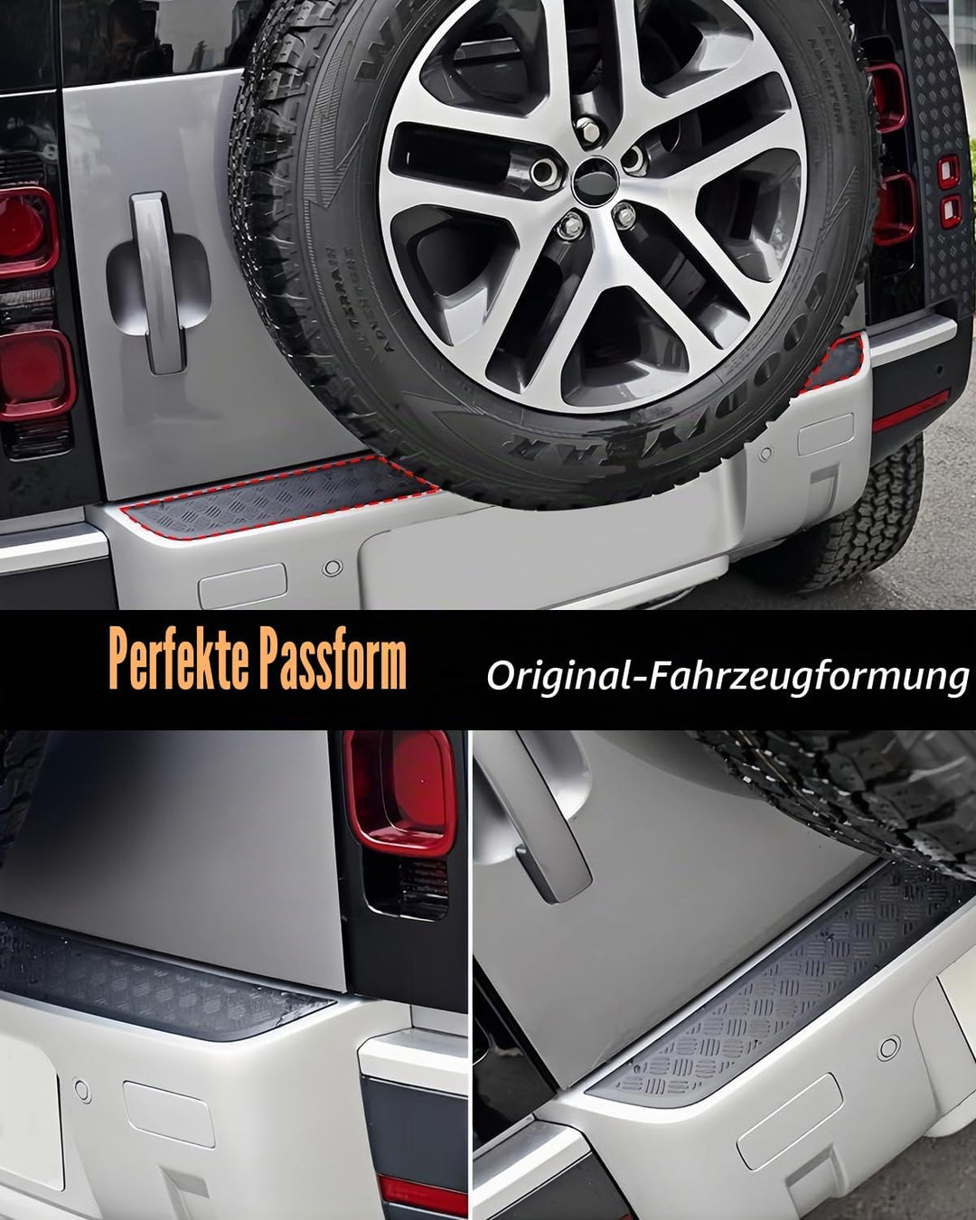 Anti-Scratch Guard Schutzabdeckung Kompatibel mit Land Rover Defender 90 110 130 2020-2025 Exterior