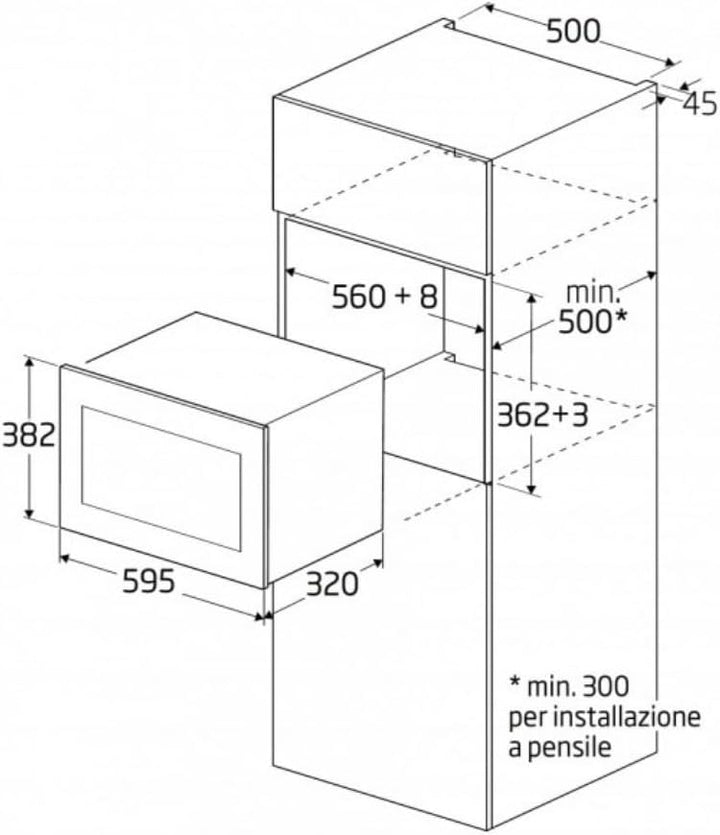 Beko Mikrowelle MOB17131X