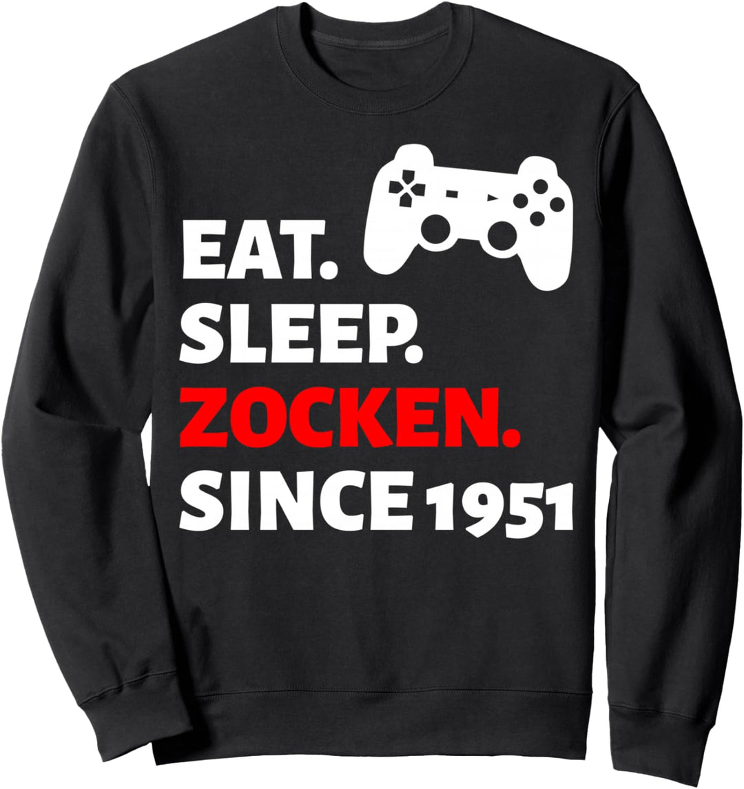 73. Geburtstag Mann Frau 73 Jahre 1951 Deko Lustig Geschenk Sweatshirt