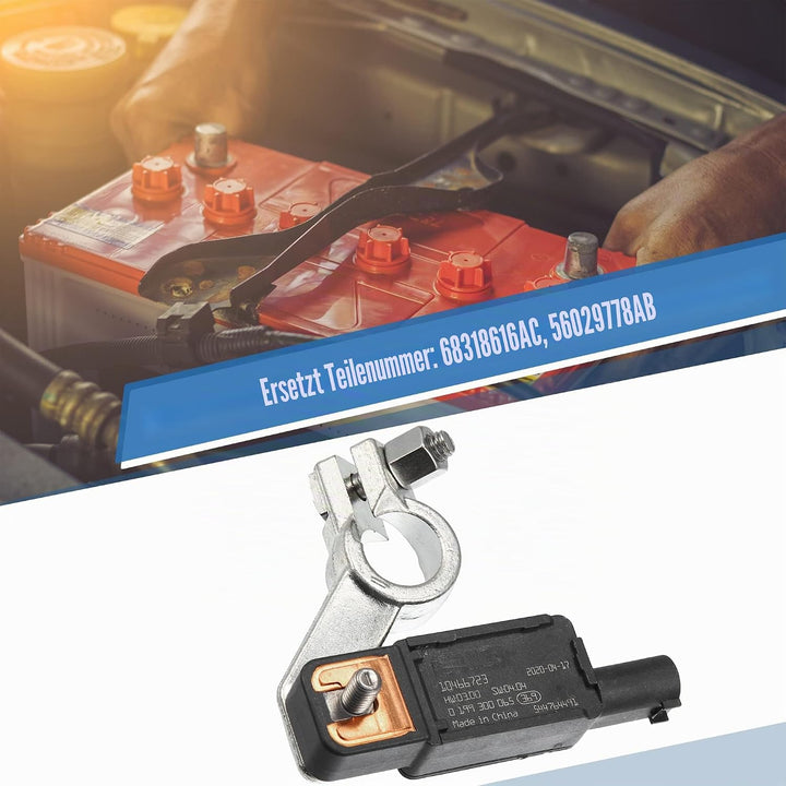 X AUTOHAUX Batteriestromsensor 68318616AC 56029778AB für Chrysler für Jeep