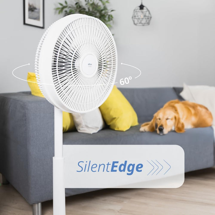 Ufesa Standventilator Sendai SilentEdge, 24W, 12 Geschwindigkeiten, 3 Modi, Oszillation bis 90°, Ult