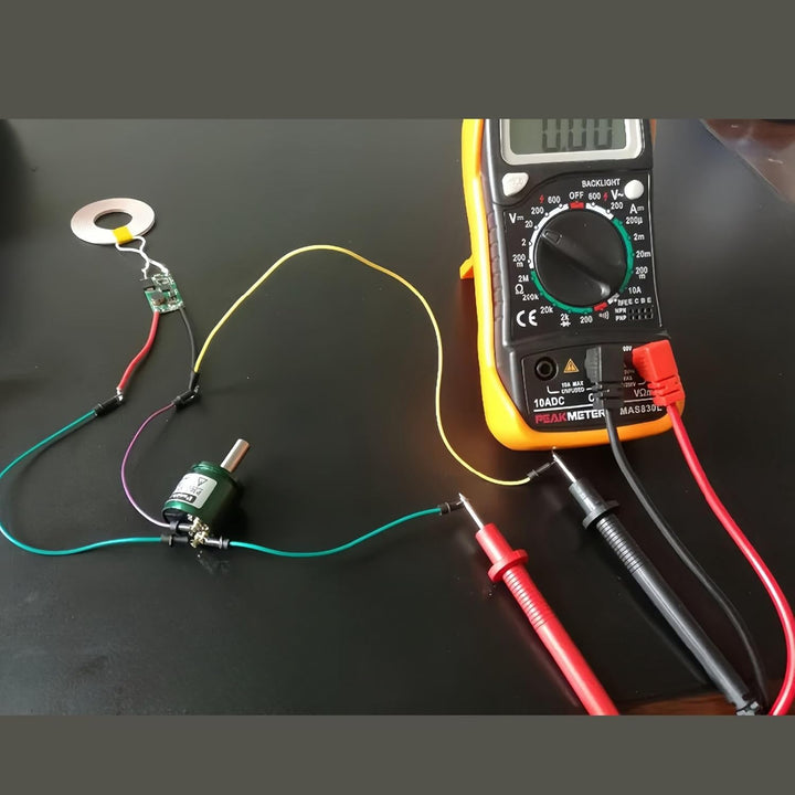 DEWIN Hall-Sensor, Auflösung des Hall-Winkelsensors 0,088 ° 0-360 Grad Drehbarer Hall-Winkelsensor 0