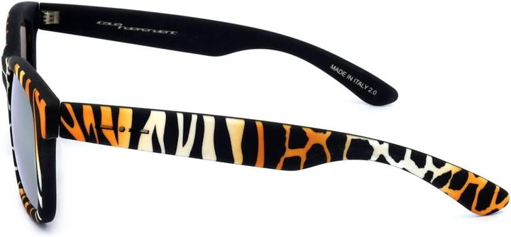 Italia Independent Unisex-Erwachsene 0090-ZEF-001 Sonnenbrille, Orange (Naranja), 50.0