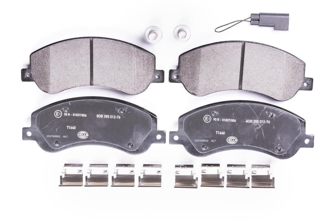 HELLA PAGID 8DB 355 012-761 Bremsbelagsatz - T1640 - Dicke/Stärke: 18.9mm - Bremssystem: Bosch - ink