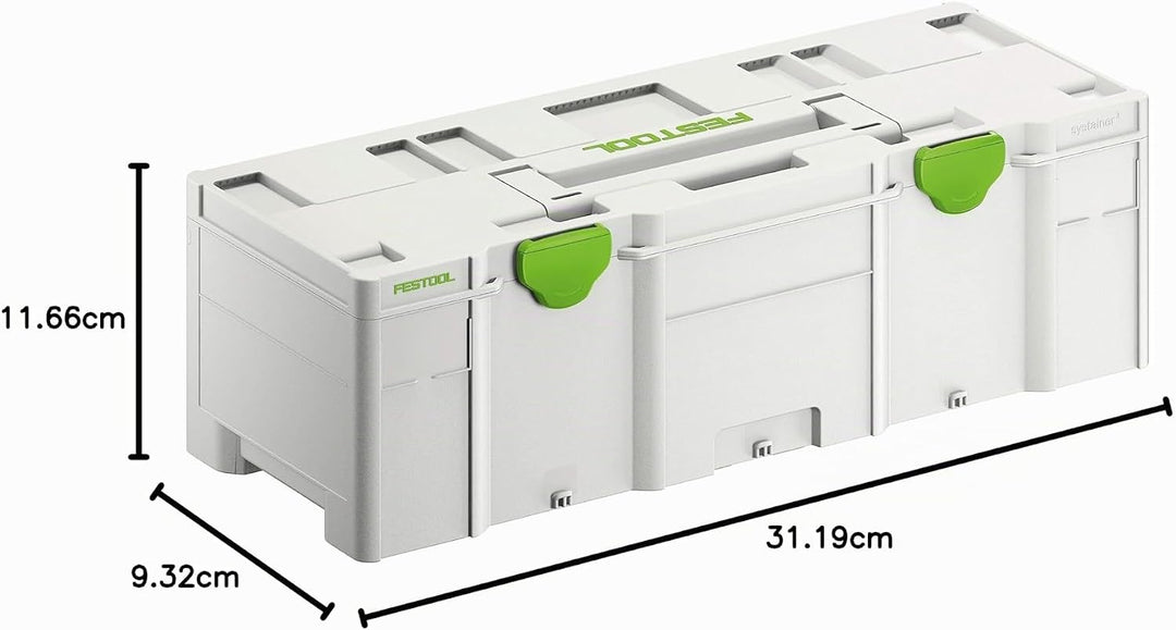 Festool Systainer³ SYS3 XXL 237 (mit Abdeckung für Beschriftungsfeld)