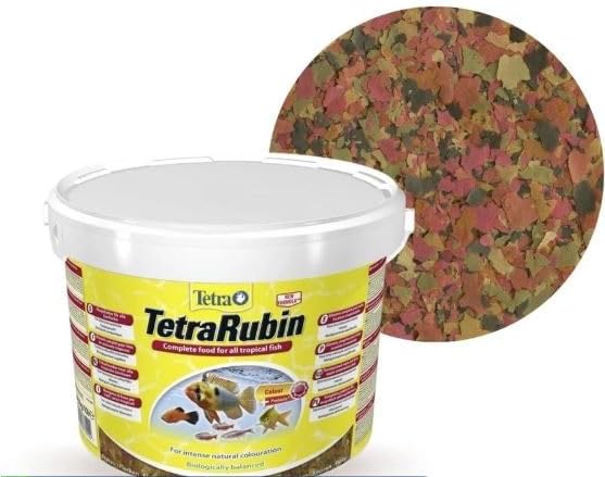 Tetra Rubin Flakes - Fischfutter in Flockenform mit natürlichen Farbverstärkern, unterstützt eine in