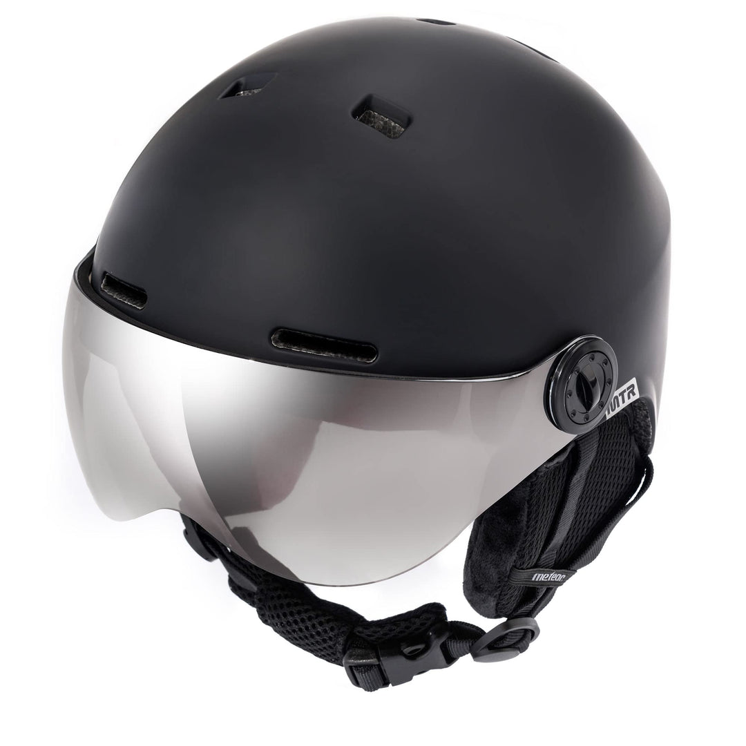 meteor Skihelm Kinder Snowboard Helm Herren Ski Helmet fur Mädchen Jungen Skihelm Damen S (53-55cm)