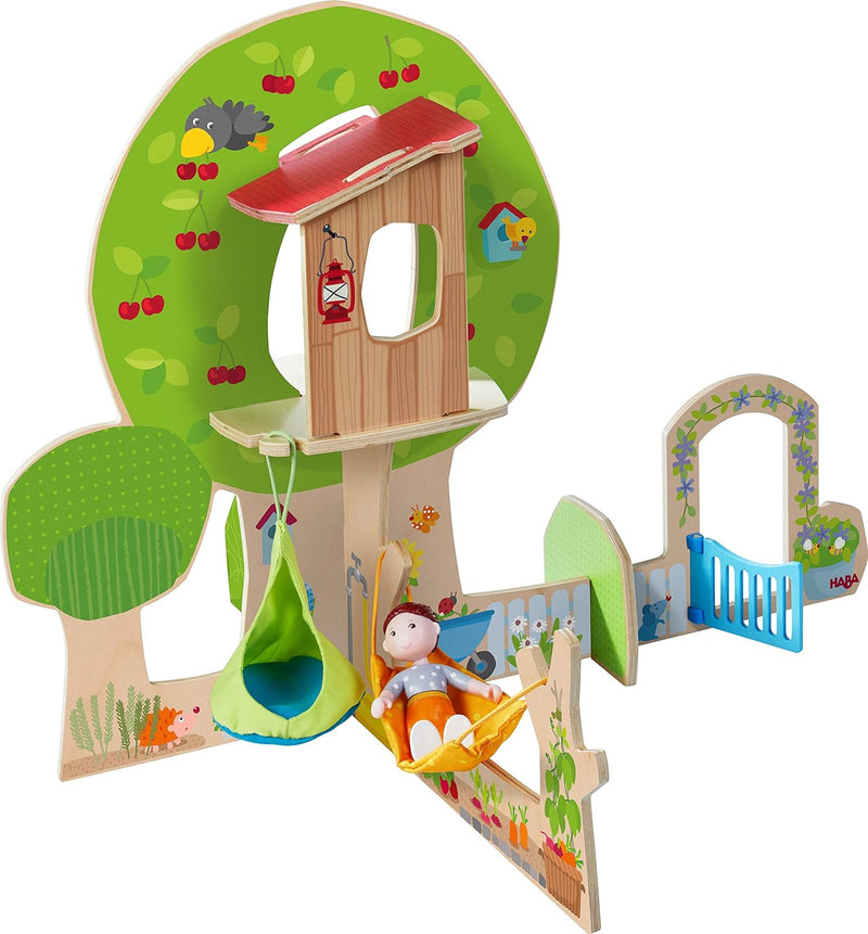 HABA 306716 - Little Friends – Garten & Wald, Zubehör für Biegepuppe ab 3 Jahren