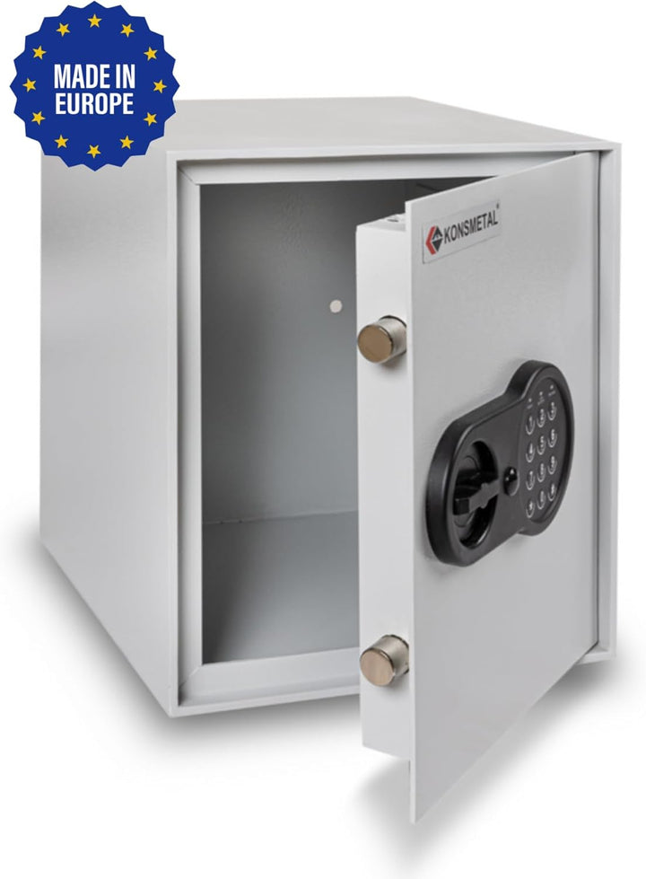 Konsmetall - Tresor Kolibri 2.0 34 T für Zuhause, Elektronischer Safe, Möbeltresor 33,5 x 29,6 x 29,