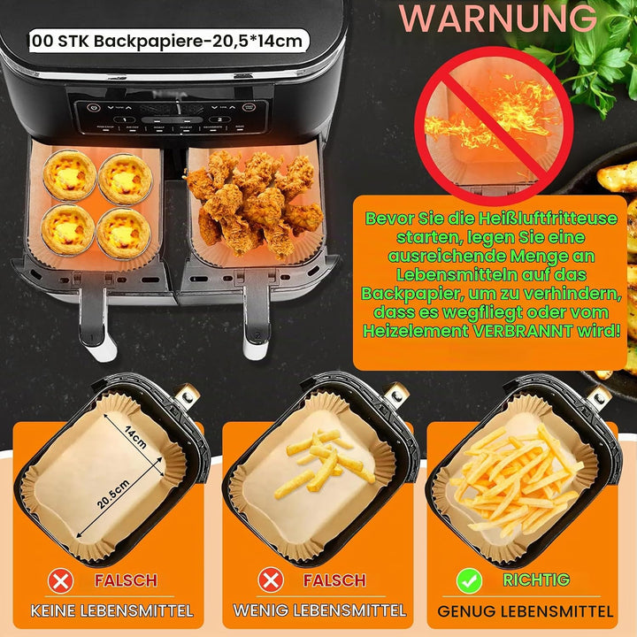119PCS Ninja Heissluftfritteuse Zubehör, Ninja Air fryer Zubehör für Ninja Double Stack XL SL400EU 9