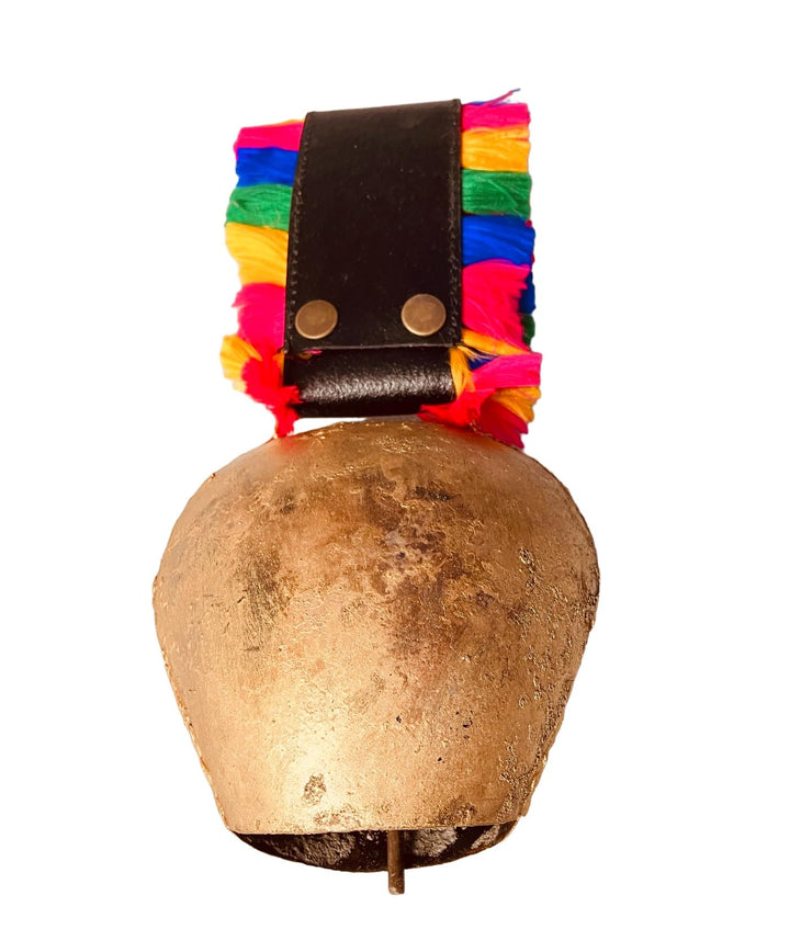 Rustikale Schweizer Kuhglocke – Riesige 12,7 cm Harmonieglocke Vintage Schweizer Stil Glücksbringer