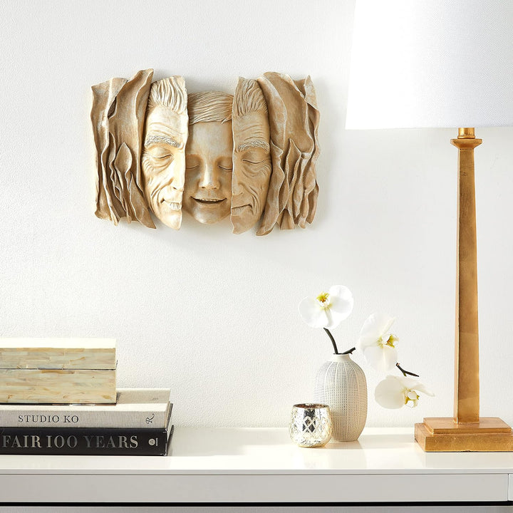 Design Toscano Im Herzen noch ein Kind, Wandskulptur