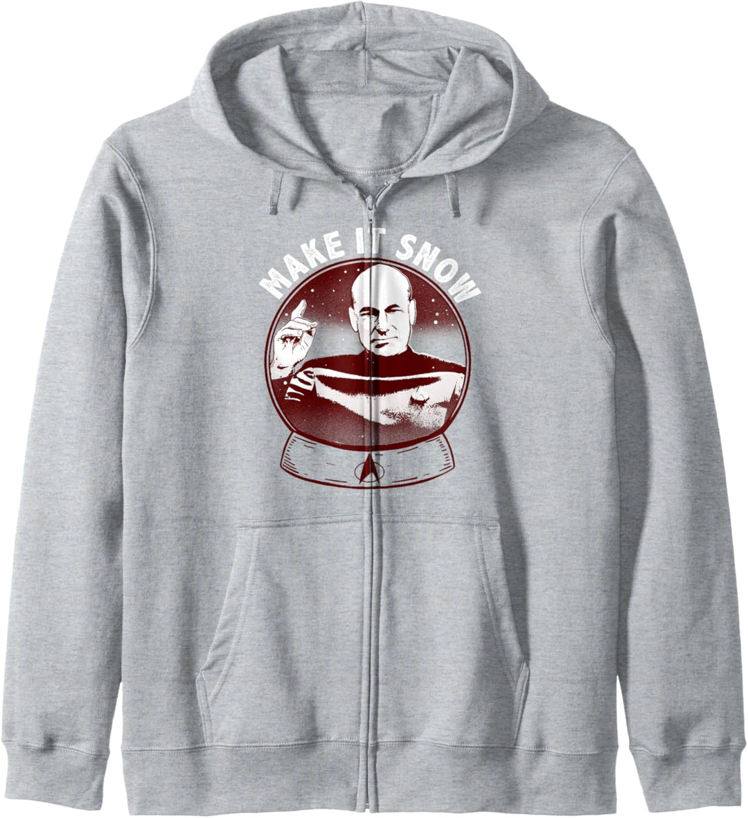 Star Trek: The Next Generation Picard Make It Snow Kapuzenjacke