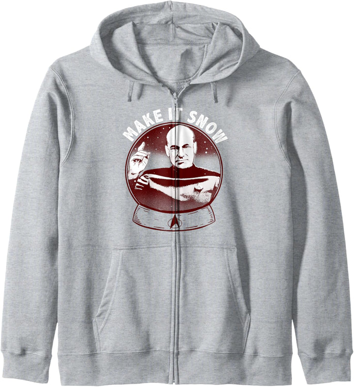 Star Trek: The Next Generation Picard Make It Snow Kapuzenjacke