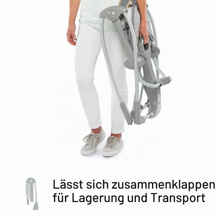Ingenuity Swing 'n Go Deluxe Babyschaukel & Babywippe, 5 Geschwindigkeiten, Musik, Plüschtiere, 0–9