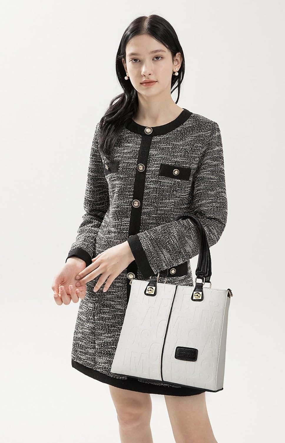 BUKESIYI Damen Tasche Umhängetasche Handtasche Frauen Klein Schultertasche Weekender Lack PU Leder C