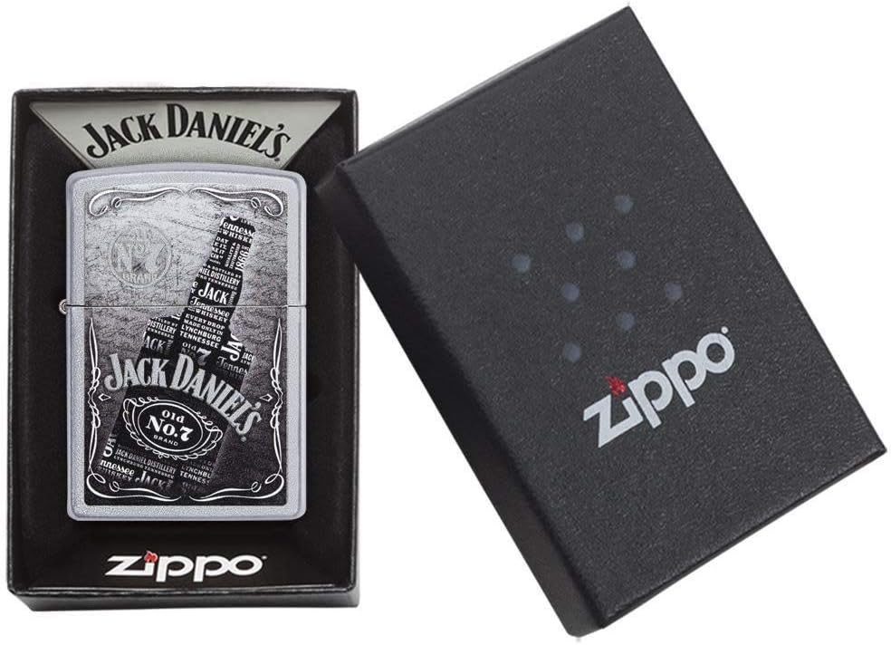 Zippo Jack Daniel 's Label Regular Feuerzeug Silber, Silber