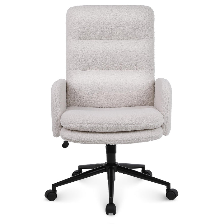 Youhauchair Schreibtischstuhl aus Kaschmir, Bürostuhl Ergonomisch mit hoher Rückenlehne, Bequemer Sc